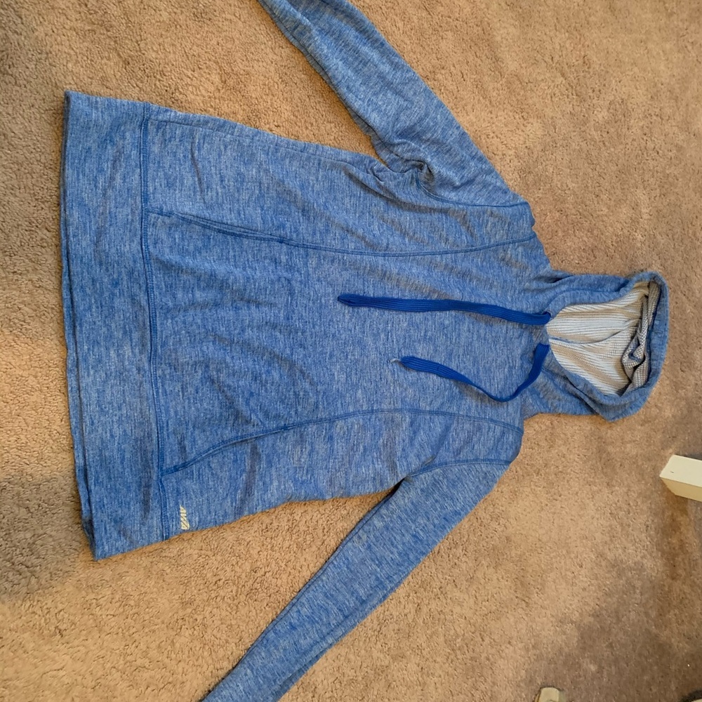 Fitted Blue Avia Hoodie